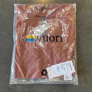 Vuori - Strato Tech Tee - Copper Heather - Large